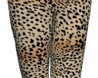 Cheetah Leggings, Leopard Leggings, Printed Pocket Leggings, Printed Leggings with Pockets, Yoga Pants, Running Pants, Animal Print Leggings