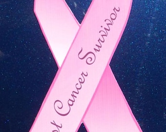 Breast Cancer Survivor Car Magnet