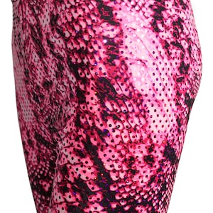 Pink Snake Leggings Etsy