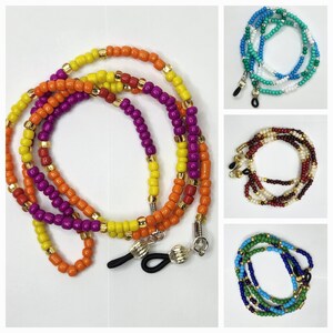 Multicolor Beaded Eyeglass Chains