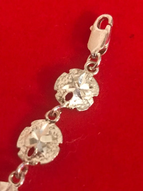 Sand dollar silver bracelet - image 2