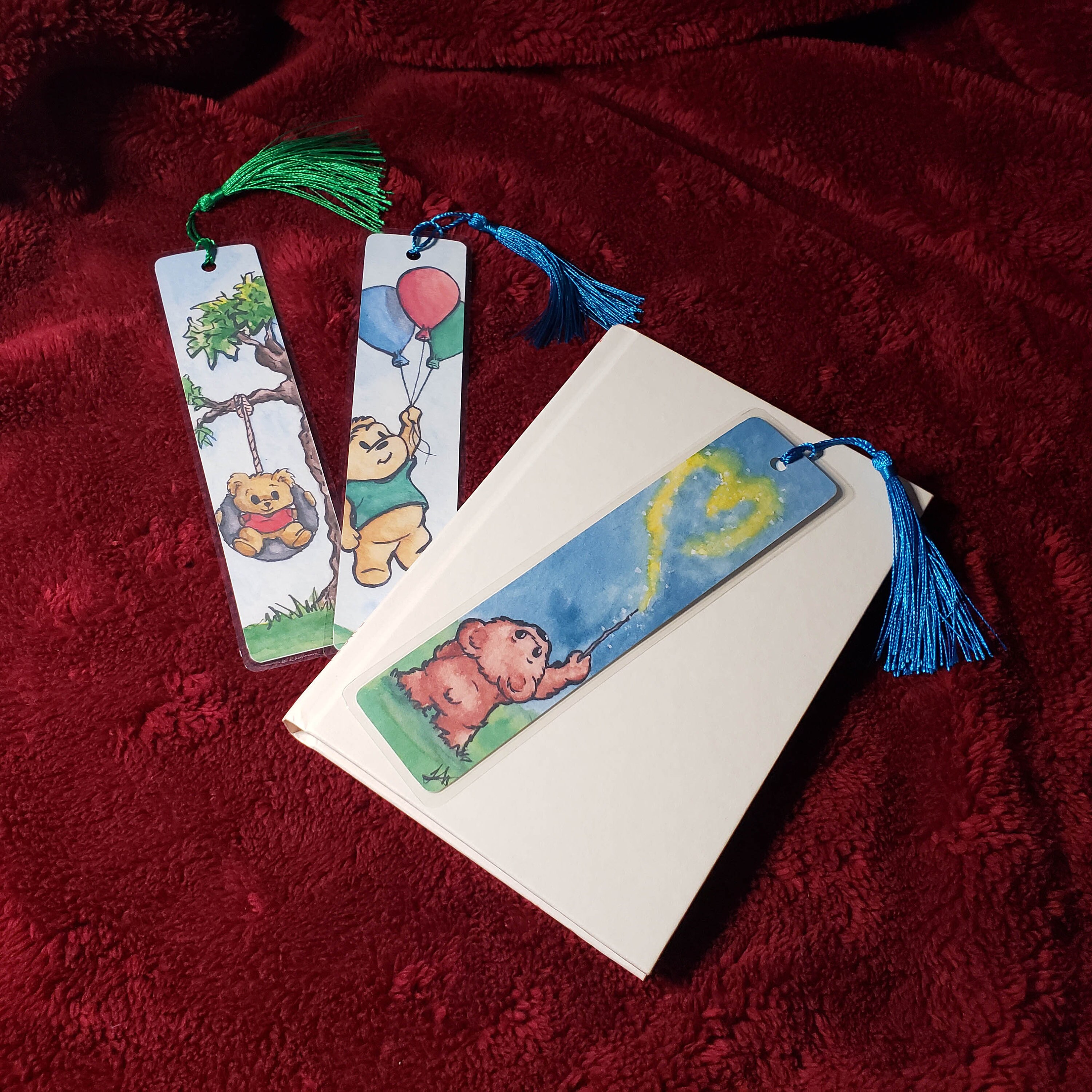 Teddy Bear Bookmarks Etsy