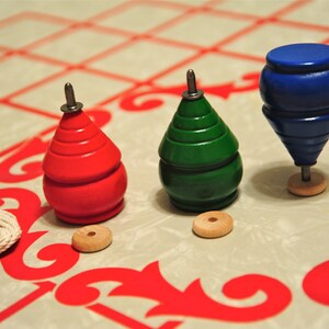 Classic Trompo Wooden Wood Spinning Top Size About 3 - Etsy