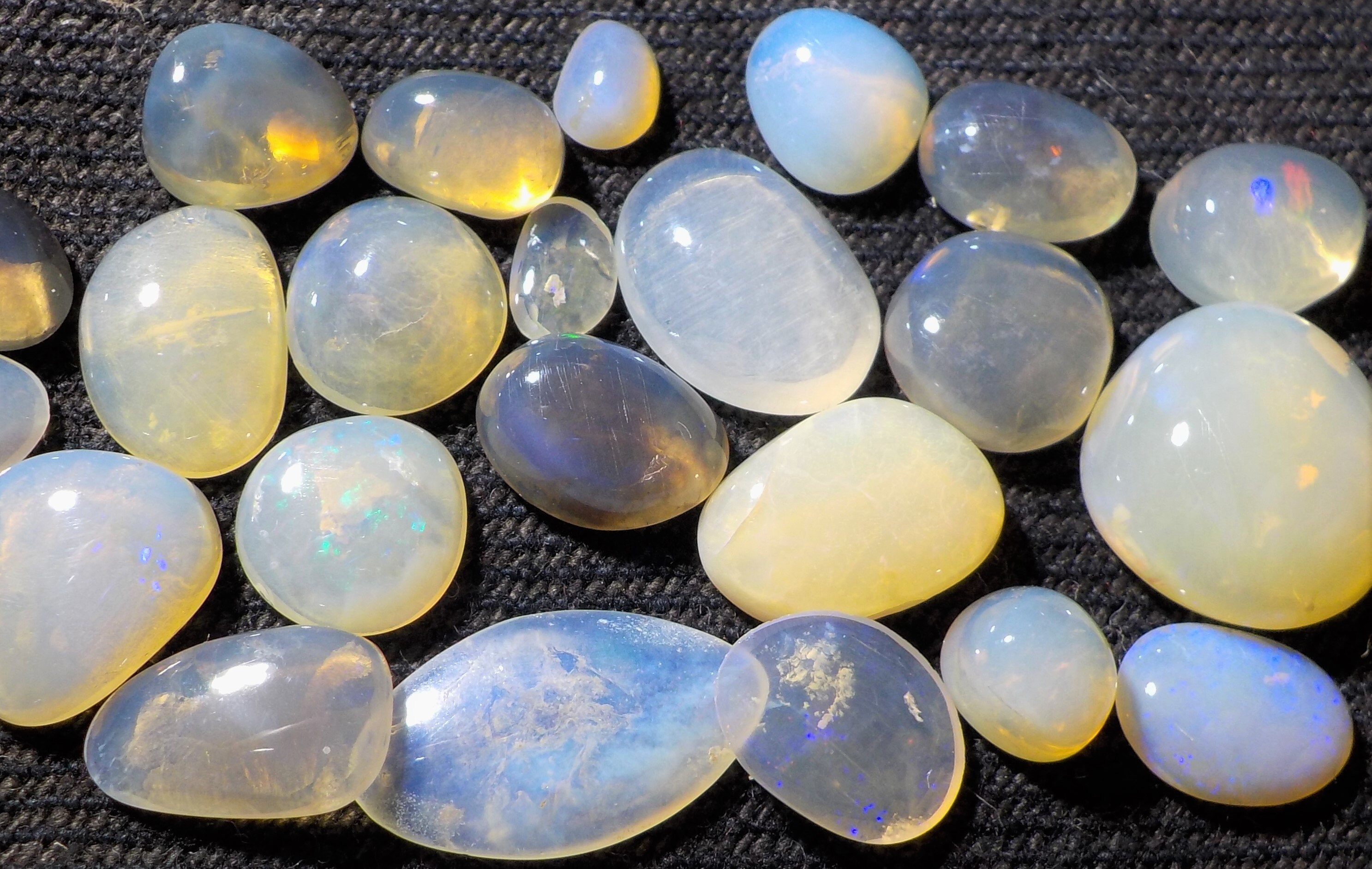 polished opal