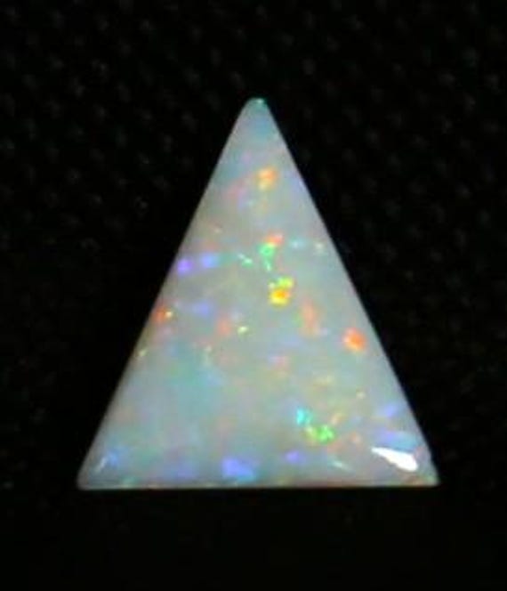 3.70cts Triangular Coober Pedy Solid Opal Cabochon  , October Birthstone, Libra Starstone