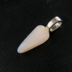 Big Triangular Purple Opal Pendant from Lightning Ridge,  October Birthstone, Libra Star Stone, 14th Anniversary Gem