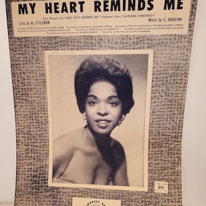 Vintage sheet music