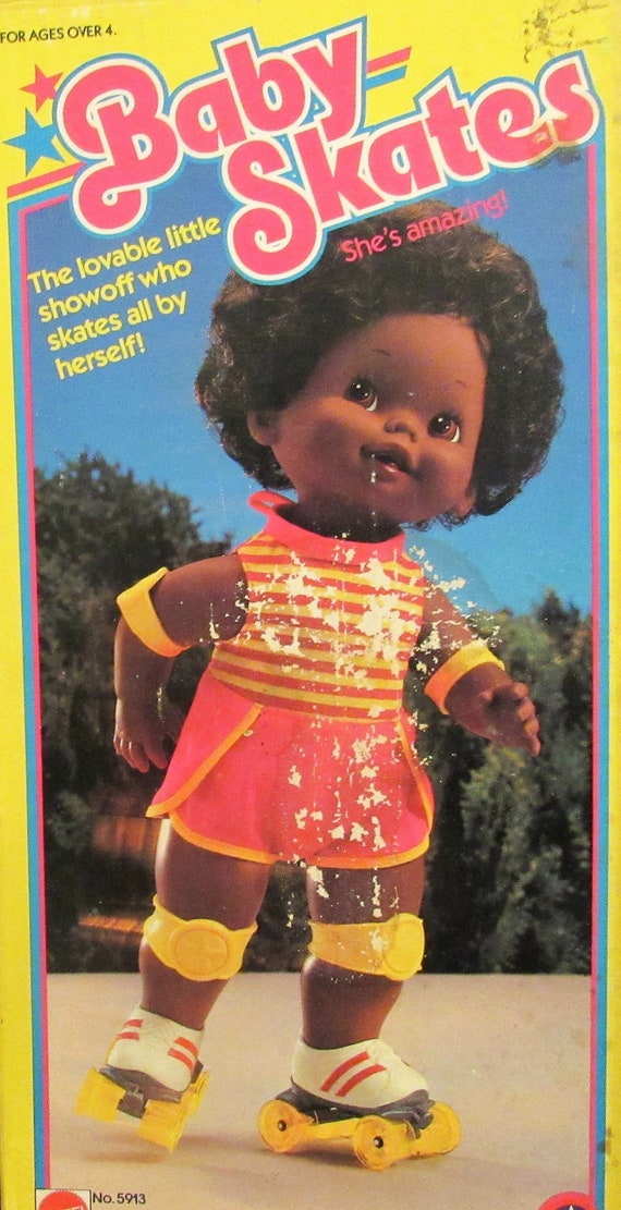 baby skates doll