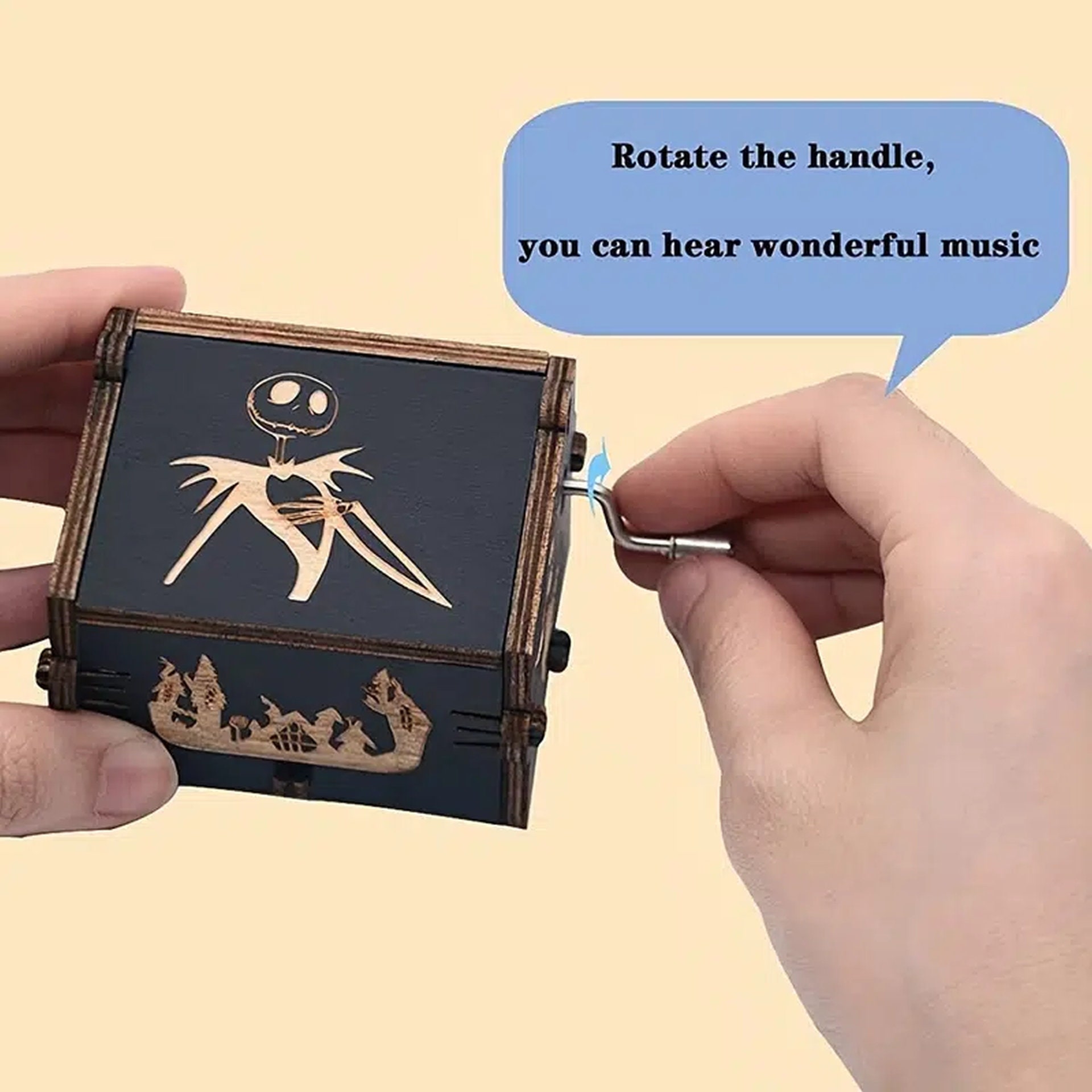 Nightmare Before Christmas Music Box, Jack Skellington Etsy