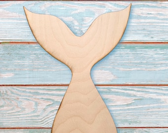 Mermaid Tail Unfinished Wood Shape, Mermaid Party Craft Shape, Fish Tail Wooden Shape, Mermaid Craft, Mermaid Sign Shape, Mermaid Wall Decor