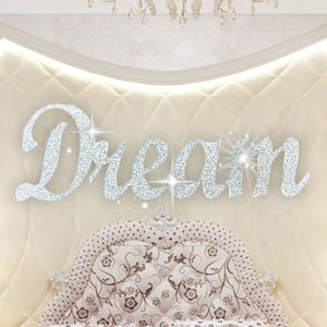 Bedazzled Crystal Wood Wall Letters - Diamond Crystal Kids Room Sign - Blue Silver Crystal Baby Name Wall Letters - Above Crib Décor Letters