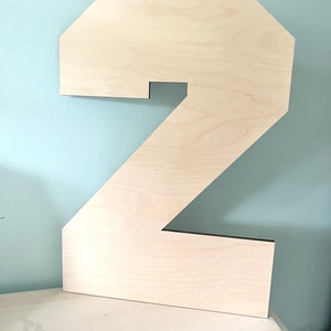 Large Wooden Number, Wood Numbers for Special Event, Large Table Number, Large Birthday Number Decoration, Unfinished Wood Number Decor