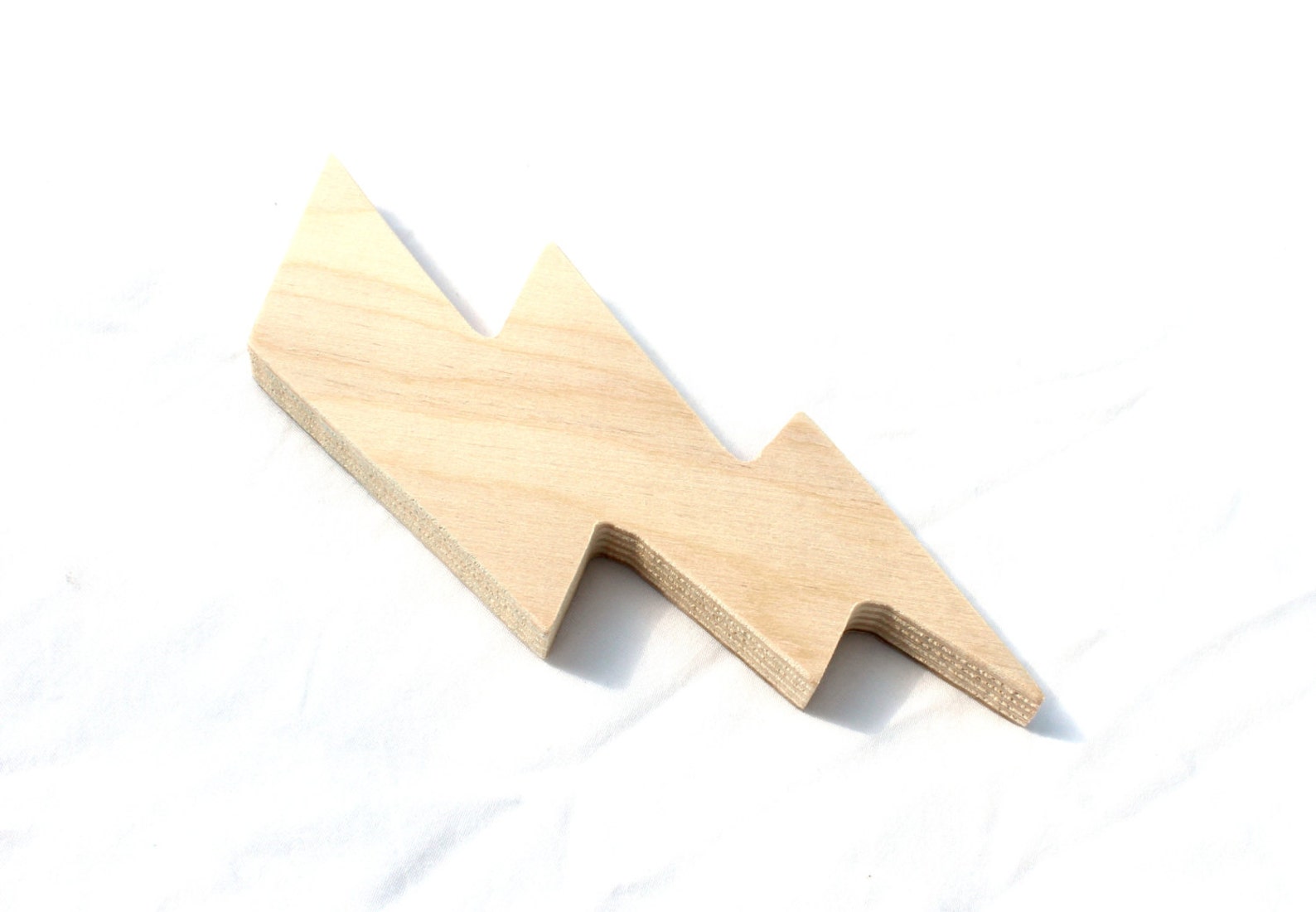 Wood Lightning Bolt Unfinished Wood Flash Lightning Bolt Etsy