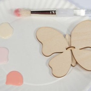 3D Butterfly Wall Shape Unpainted Butterfly Wood Shape Assemble Your Own Butterfly Kit Paint Your Own Butterfly Kit 3D Butterfly Wood Kit