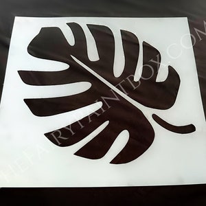 Palmblad herbruikbare verf stencil - groot blad Mylar stencil muur ambacht - tropisch blad varen stencil - tropische bladeren stencil - Palm Craft