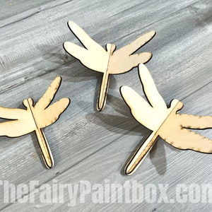 Dragonfly 3D Wood Craft Kit, Dragonfly Party Favors, Dragonfly Craft, Insect Wood Shape, Bugs Wooden Shape, Dragonfly Wedding Decor DIY