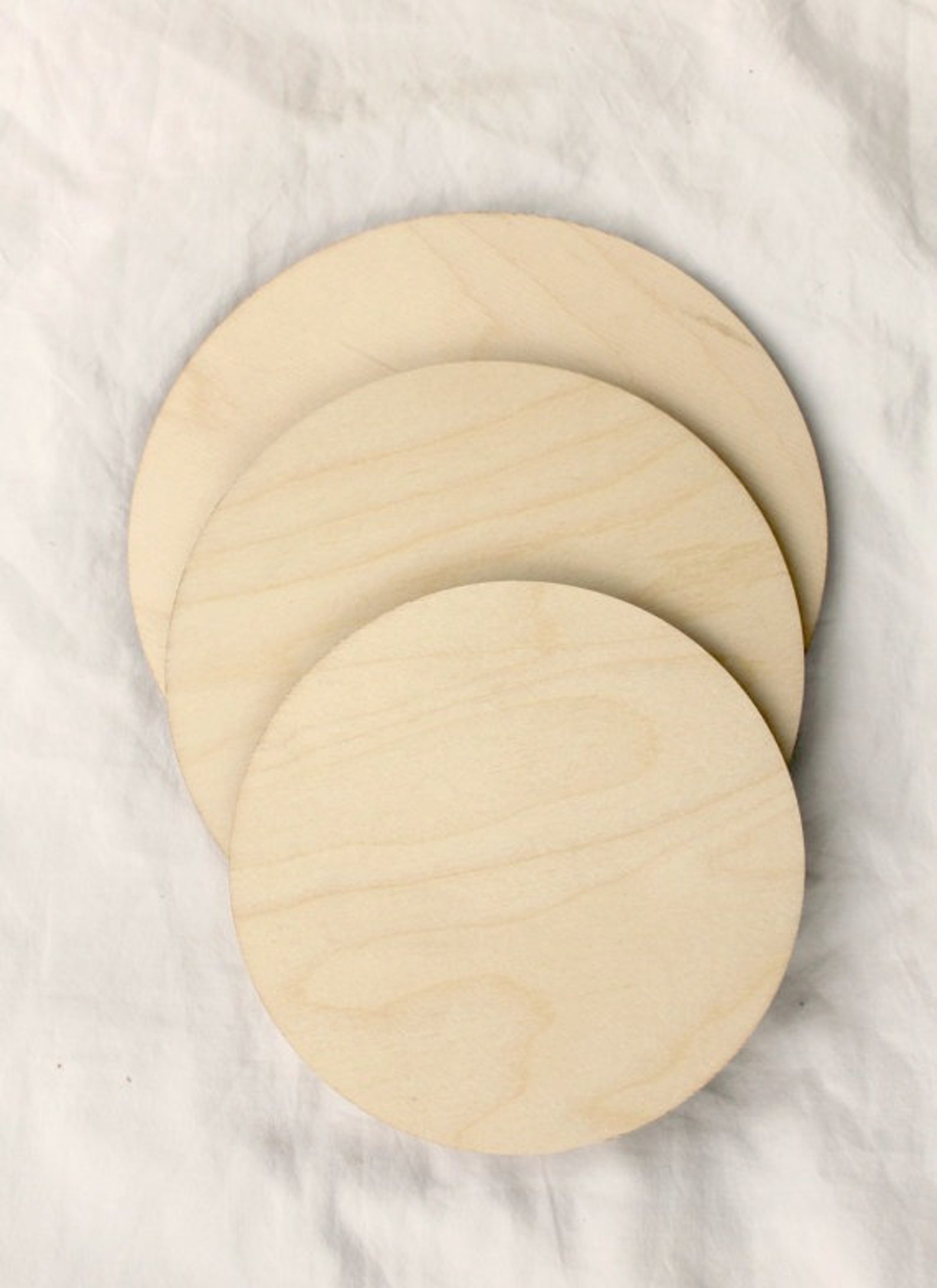 Large Circle Wood Shape Circle Unpainted Wood Craft Shape Etsy