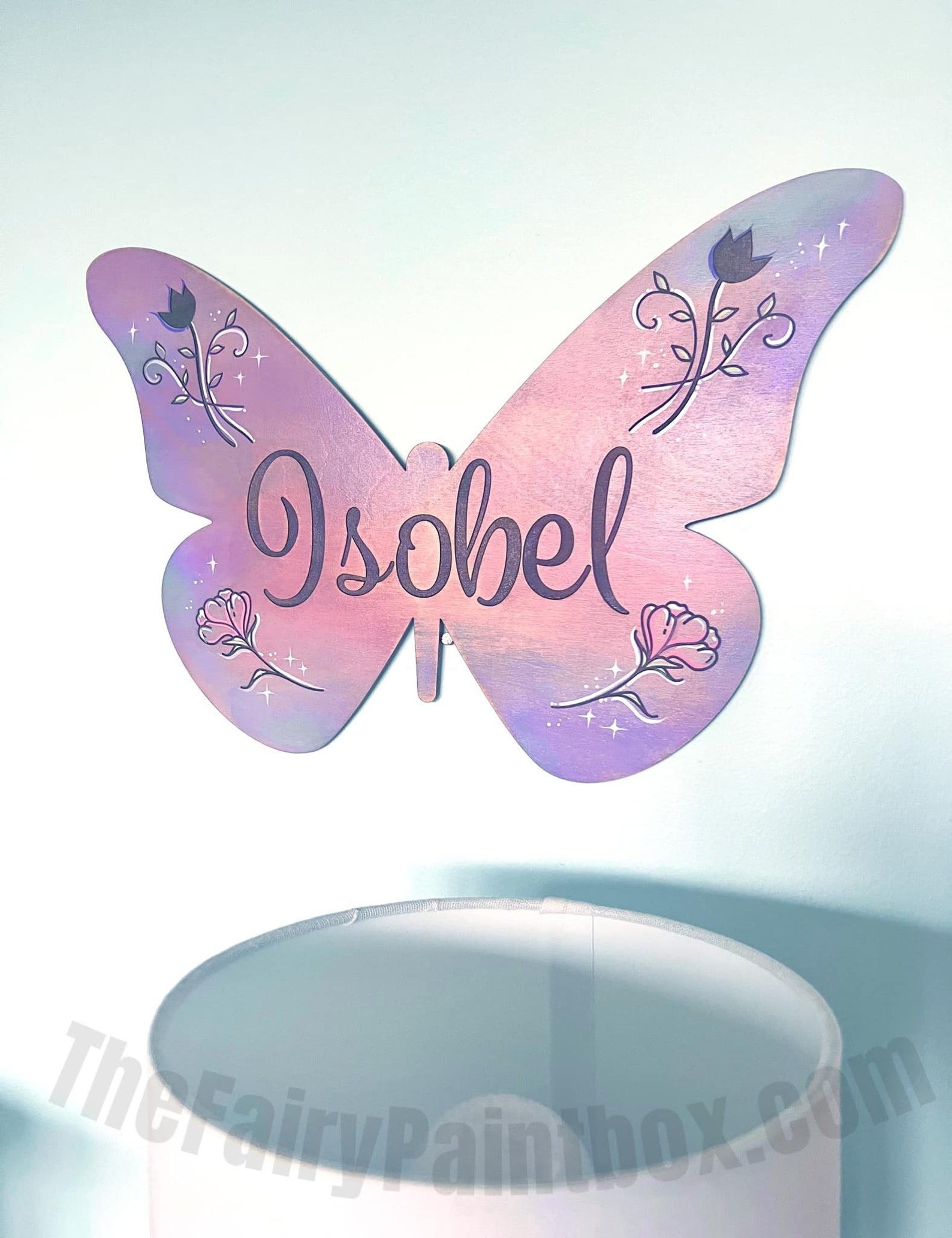 Butterfly Baby Name Sign Engraving Girls Bedroom Name Sign Etsy