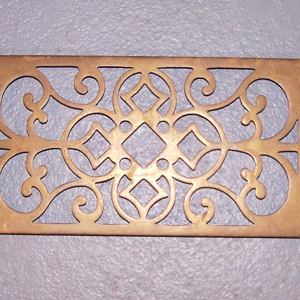 Vintage brass trivet - England