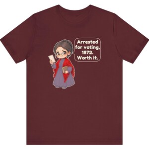 Susan B. Anthony Shirt, History Teacher Gift, Women's History Month Tee for Civics and Social Studies Teachers, Suffrage Gift bild 8