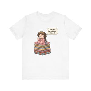Princess and the Pea Shirt, Light Sleeper Gift, One Pea Zero Sleep Ruined, Funny Tee for Tired Moms and Andersen Fairy Tale Lovers image 1