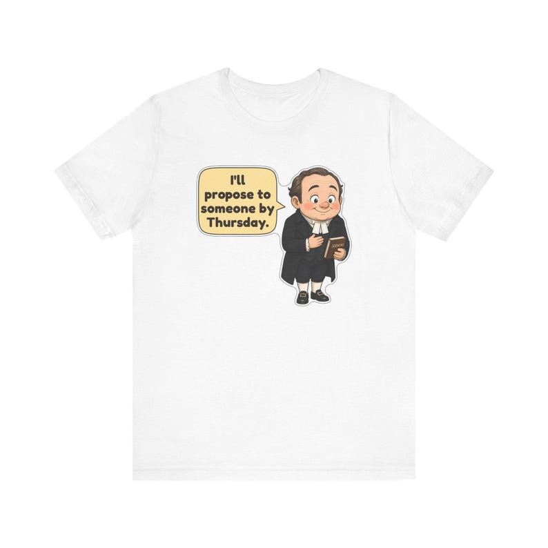 Mr Collins Shirt, Pride and Prejudice Gift, I'll Propose to Someone by Thursday, Funny Book Club Tee for English Teachers image 12