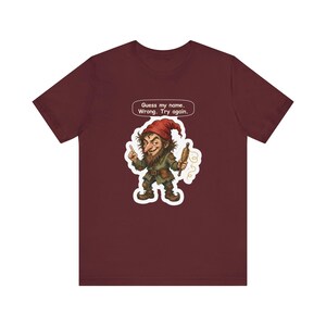 T-shirt Rumpelstiltskin, cadeau pour tricoteuses, devinez mon nom, réessayez, t-shirt humoristique pour fileuses, artistes textiles, amateurs d'énigmes et fans de Grimm image 8