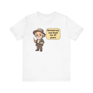 Walt Whitman Shirt, Poet Gift, Revised My One Book for 37 Years, English Teacher Tee, Poetry Lover Gift image 12