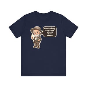 Walt Whitman Shirt, Poet Gift, Revised My One Book for 37 Years, English Teacher Tee, Poetry Lover Gift image 10