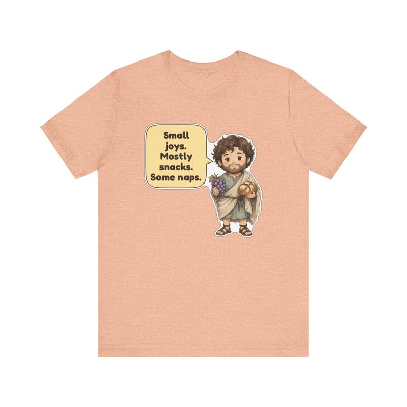 Epicurus Shirt, Snack Lover Gift, Small Joys Mostly Snacks Some Naps, Nap Lover Tee for Homebodies and Philosophy Majors image 7