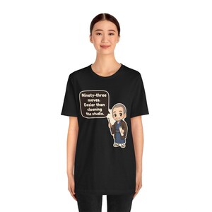 Katsushika Hokusai Shirt, Art Teacher Gift, Ninety-Three Moves Easier Than Cleaning the Studio, Funny Watercolor Tee for Artists bild 3