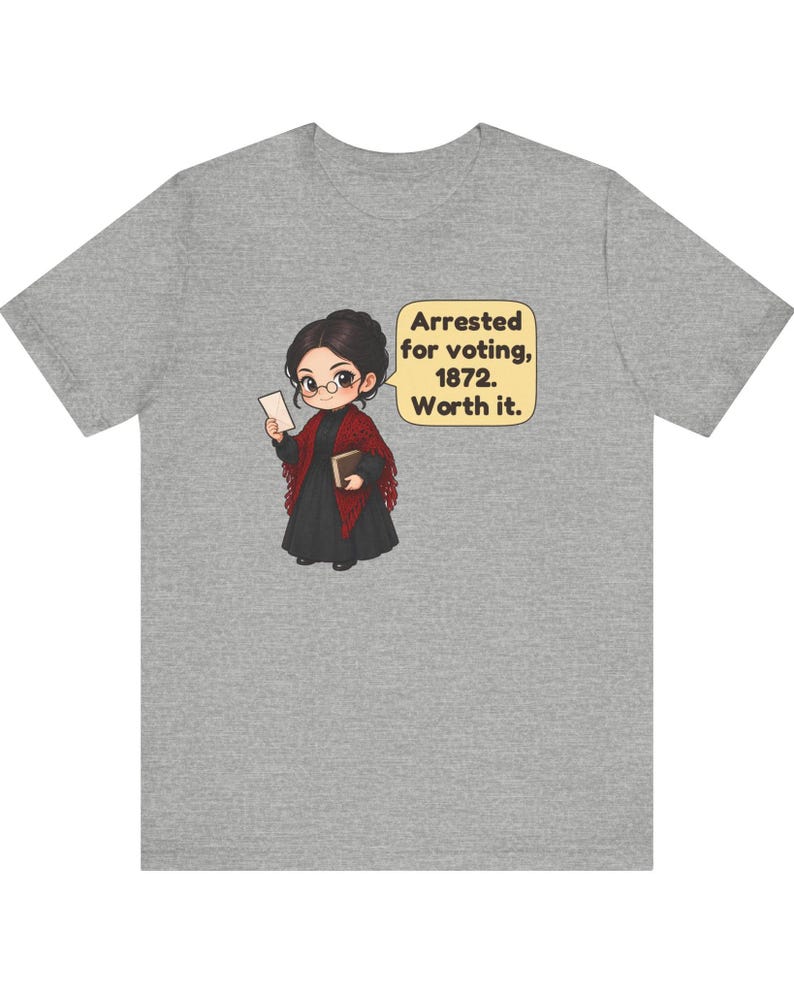 Susan B. Anthony Shirt, History Teacher Gift, Women's History Month Tee for Civics and Social Studies Teachers, Suffrage Gift bild 9