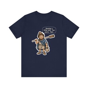 Odysseus Shirt, Classics Teacher Gift, Running a Little Late Ten Years Tops, Funny Greek Mythology Tee for Latin Teachers and Book Lovers image 7