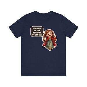 Saint Mary Magdalene Shirt, Women in Ministry Gift, First Easter Witness, Catholic Tee for Church Volunteers and Bible Study Groups image 10