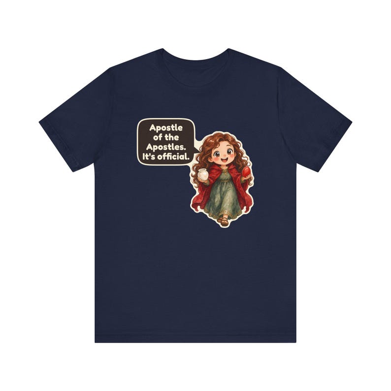 Saint Mary Magdalene Shirt, Women in Ministry Gift, First Easter Witness, Catholic Tee for Church Volunteers and Bible Study Groups image 10
