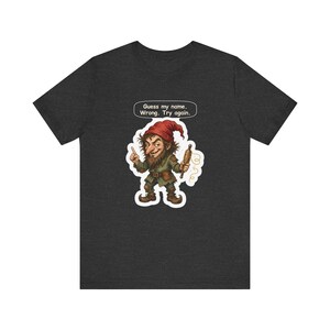 T-shirt Rumpelstiltskin, cadeau pour tricoteuses, devinez mon nom, réessayez, t-shirt humoristique pour fileuses, artistes textiles, amateurs d'énigmes et fans de Grimm image 6