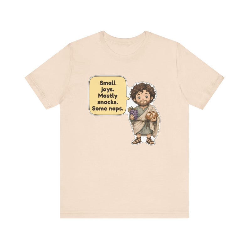 Epicurus Shirt, Snack Lover Gift, Small Joys Mostly Snacks Some Naps, Nap Lover Tee for Homebodies and Philosophy Majors image 6