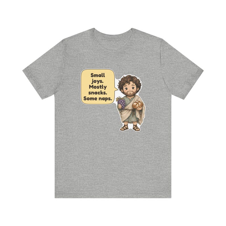 Epicurus Shirt, Snack Lover Gift, Small Joys Mostly Snacks Some Naps, Nap Lover Tee for Homebodies and Philosophy Majors image 8