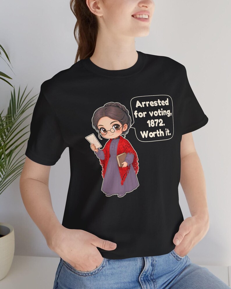 Susan B. Anthony Shirt, History Teacher Gift, Women's History Month Tee for Civics and Social Studies Teachers, Suffrage Gift bild 3