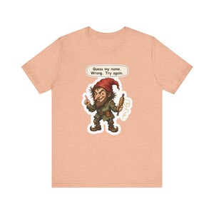 T-shirt Rumpelstiltskin, cadeau pour tricoteuses, devinez mon nom, réessayez, t-shirt humoristique pour fileuses, artistes textiles, amateurs d'énigmes et fans de Grimm image 4