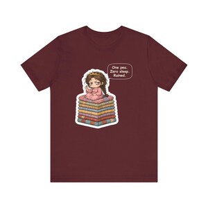 Princess and the Pea Shirt, Light Sleeper Gift, One Pea Zero Sleep Ruined, Funny Tee for Tired Moms and Andersen Fairy Tale Lovers image 8