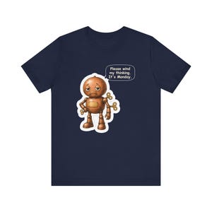 Clockwork Robot Shirt, Engineer Gift, Please Wind My Thinking It's Monday, Funny Tee for Coworkers, Robotics Teams and STEM Teachers image 7