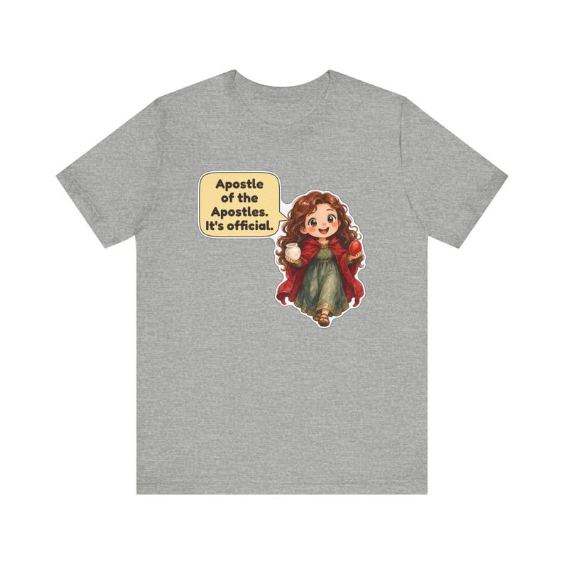 Saint Mary Magdalene Shirt, Women in Ministry Gift, First Easter Witness, Catholic Tee for Church Volunteers and Bible Study Groups image 8