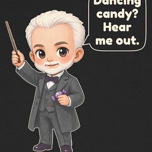 Pyotr Ilyich Tchaikovsky Shirt, Music Teacher Gift, Dancing Candy? Hear Me Out, Tee for Ballet Teachers, Conductors and Christmas Concerts bild 4