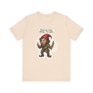 T-shirt Rumpelstiltskin, cadeau pour tricoteuses, devinez mon nom, réessayez, t-shirt humoristique pour fileuses, artistes textiles, amateurs d'énigmes et fans de Grimm image 3