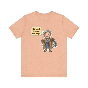 Saint Peter the Apostle Shirt, Church Usher Gift, Keeper of the Keys, Catholic Tee for Church Greeters, Confirmation and Baptism image 7