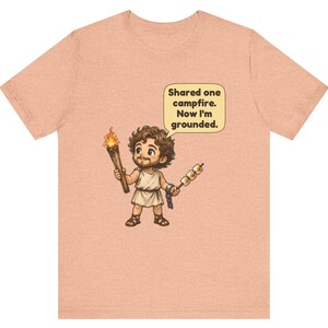 Prometheus Shirt, Funny Greek Mythology Tee, Fire Bringer Gift for Campers, Classics Teachers and Mythology Fans image 10