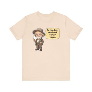 Walt Whitman Shirt, Poet Gift, Revised My One Book for 37 Years, English Teacher Tee, Poetry Lover Gift image 6