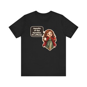 Saint Mary Magdalene Shirt, Women in Ministry Gift, First Easter Witness, Catholic Tee for Church Volunteers and Bible Study Groups image 2