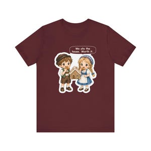 Hansel and Gretel Shirt, Sibling Gift, We Ate the House, Funny Gingerbread House Tee for Brothers, Sisters and Grimm Fairy Tale Fans image 8